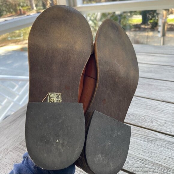 Free People Merit Distressed Leather Loafers Womens Size 39 - Picture 6 of 6